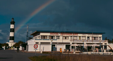 Fotografia zatytułowany „Phare de chassiron” autorstwa Lidia Maria, Oryginalna praca, Fotomontaż