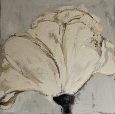 Peinture intitulée "FLEUR" par Pascale Point, Œuvre d'art originale, Huile Monté sur Châssis en bois
