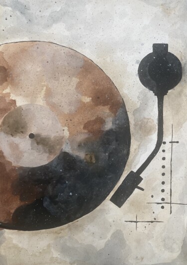 Painting titled "Modern Abstract Vin…" by Yuche, Original Artwork, Acrylic