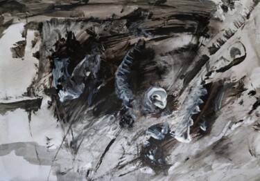 "Gray 'n Wild Milqua…" başlıklı Tablo Milto Sideris tarafından, Orijinal sanat, Akrilik