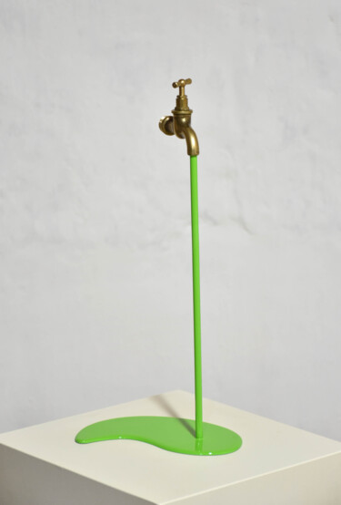 雕塑 标题为“Le Liquide Vert.” 由Yannick Bouillault, 原创艺术品, 树脂