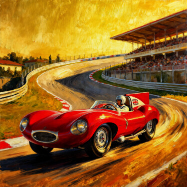 1956 Le Mans: Jaguar Type D in Action