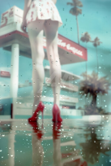 Fotografie getiteld "Rainy Days #12" door Craig Parker, Origineel Kunstwerk, Digitale fotografie Gemonteerd op Frame voor ho…