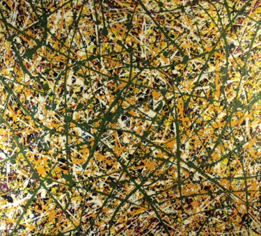 Ζωγραφική με τίτλο "Materic Rhythm No. 1" από Alessandro Butera, Αυθεντικά έργα τέχνης, Ακρυλικό