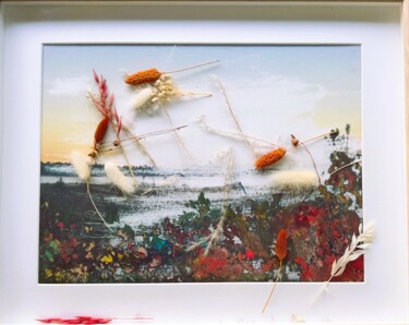 Peinture intitulée "le souffle d'une vie" par Dandeeart , Œuvre d'art originale, Photographie manipulée Monté sur Aluminium