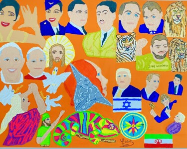 绘画 标题为“Entonnons une mélod…” 由Coco Sicart, 原创艺术品, 油