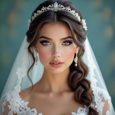 "Bride" başlıklı Dijital Sanat Alexandra Corina Irimia tarafından, Orijinal sanat, AI tarafından oluşturulan görüntü