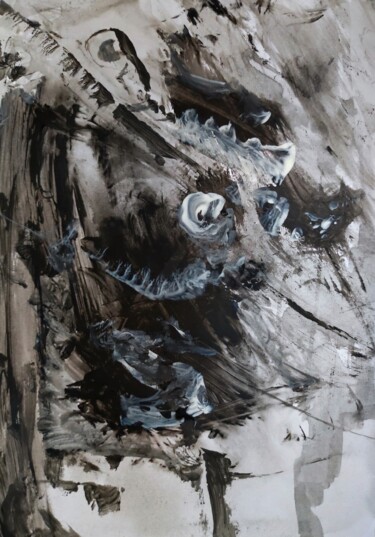 "Gray 'n Wild Milqua…" başlıklı Tablo Milto Sideris tarafından, Orijinal sanat, Akrilik