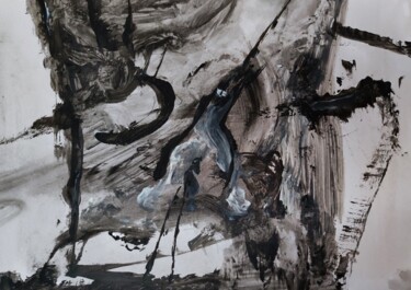 Pintura intitulada "Gray 'n Wild Milqua…" por Milto Sideris, Obras de arte originais, Acrílico