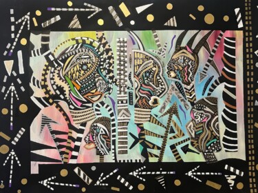 "Shadow Play" başlıklı Tablo Canan Sahin tarafından, Orijinal sanat, Akrilik