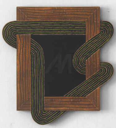 Peinture intitulée "FCBL-25" par Martin Singer, Œuvre d'art originale, Acrylique