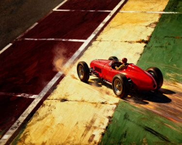 Vintage Ferrari Racing – Classic Motorsport Art