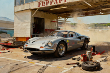 Vintage racing soul: a Ferrari GTB Dino