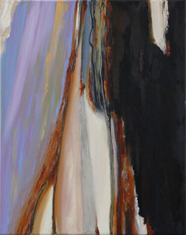 Painting titled "Lavender Light — Mo…" by Marina Kozyr, Original Artwork, Oil Mounted on Wood Stretcher frame