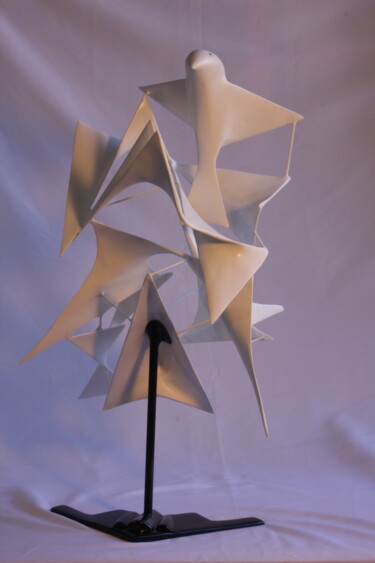 Скульптура под названием "Guerre et Paix" - Dominique Andre, Подлинное произведение искусства, Смола