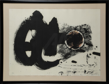 "Cercle II" başlıklı Baskıresim Antoni Tàpies tarafından, Orijinal sanat, Litografi