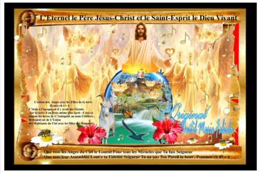 Digitale Kunst mit dem Titel "Les Anges du Ciel 🌈…" von Marie Fabiola Bertil, Original-Kunstwerk, Digitale Fotografie Auf Ka…