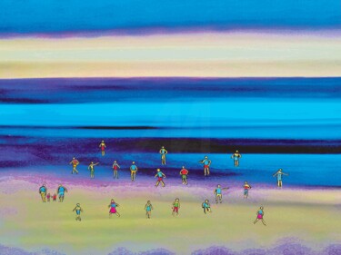 Peinture intitulée "22PN09" par Laydev, Œuvre d'art originale, Peinture numérique Monté sur Aluminium