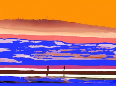 Peinture intitulée "25PN01" par Laydev, Œuvre d'art originale, Peinture numérique Monté sur Aluminium