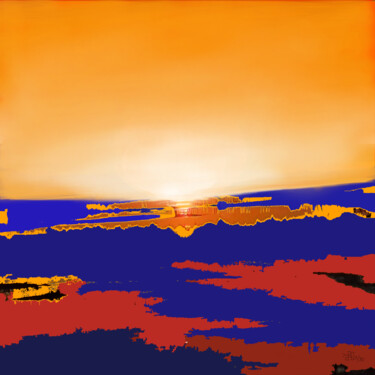 Peinture intitulée "25PN03" par Laydev, Œuvre d'art originale, Peinture numérique Monté sur Aluminium