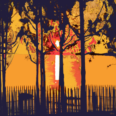 Peinture intitulée "25PN04" par Laydev, Œuvre d'art originale, Peinture numérique Monté sur Aluminium