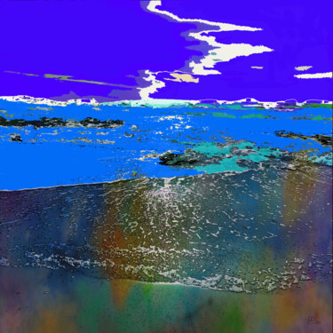 Peinture intitulée "25PN06" par Laydev, Œuvre d'art originale, Peinture numérique Monté sur Aluminium