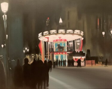 Peinture intitulée "Le manège enchanté" par Gilbert Duchamp, Œuvre d'art originale, Acrylique Monté sur Châssis en bois