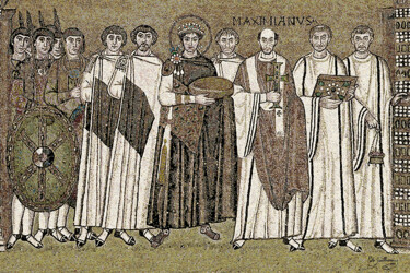 Fotografie getiteld "Justinian I, Empero…" door Pablo Guillamon, Origineel Kunstwerk, Digitaal Schilderwerk