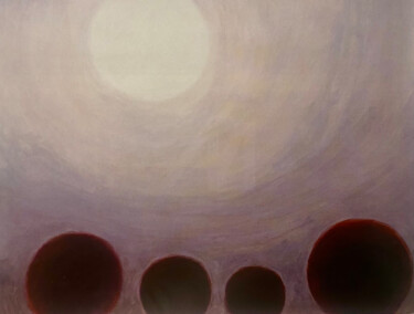 Painting titled "Présence Multiple" by Jacques Saint Hilaire, Original Artwork, Acrylic