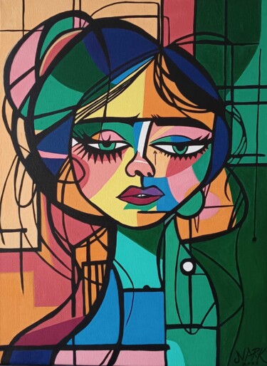 Ζωγραφική με τίτλο "Multicolored Feeling" από Nark Aymerich, Αυθεντικά έργα τέχνης, Ακρυλικό