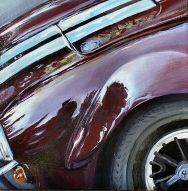 Painting titled "Cobra" by Sophie Duhem (Phi-Artiste-Peintre), Original Artwork, Oil Mounted on Wood Stretcher frame