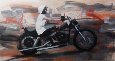 Pintura intitulada "Urban Mermaid" por Marittie- Martha Agnes (Id Name) De Villiers, Obras de arte originais, Acrílico Monta…