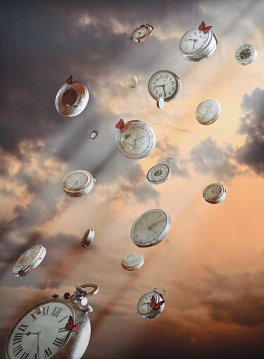 Photography titled "Un poids en moins -…" by Bettina Dupont, Original Artwork, Digital Photography