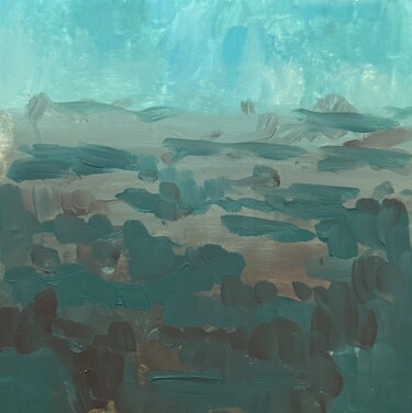 "Abstract landscape…" başlıklı Tablo Ekaterina Dutkevich tarafından, Orijinal sanat, Petrol