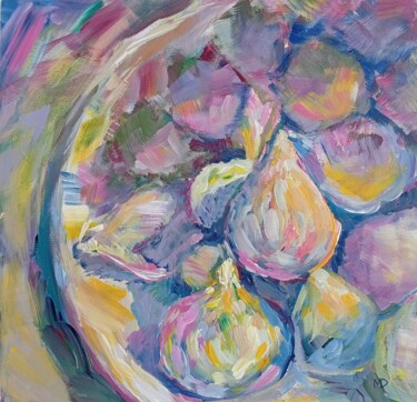 "Season of Figs" başlıklı Tablo Dilyara Moldabekova tarafından, Orijinal sanat, Akrilik Ahşap Sedye çerçevesi üzerine monte…