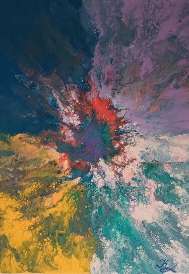 Radiant Muse Contemporary Abstract Painting