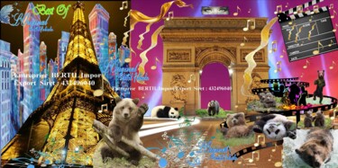 Digitale Kunst mit dem Titel "Voyager en toute ci…" von Marie Fabiola Bertil, Original-Kunstwerk, Digitale Fotografie Auf Ka…