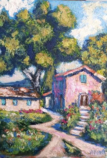 "House under the Sun" başlıklı Tablo Vitalii Bondarenko (ViBond) tarafından, Orijinal sanat, Petrol