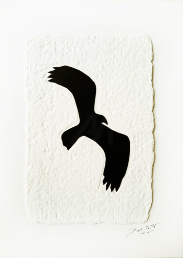 Collages titled "Paper Organics: Bir…" by Oksana Shatalova, Original Artwork, Collages