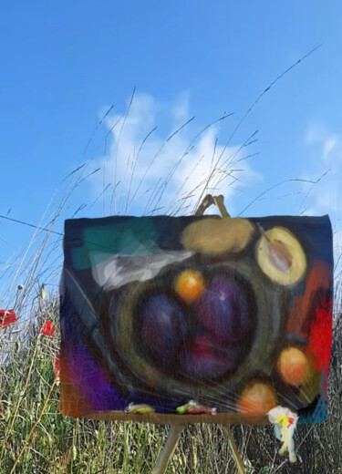 Artes digitais intitulada "Le tableau dans le…" por Jacky Patin, Obras de arte originais, Pintura digital