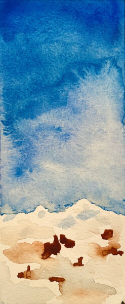 "Этюд Эльбрус 2" başlıklı Tablo Maxim Solomatin tarafından, Orijinal sanat, Suluboya