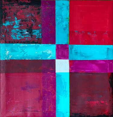 Peinture intitulée "Liebesbund-I" par Master Phago, Œuvre d'art originale, Acrylique Monté sur Châssis en bois