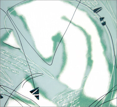 Malerei mit dem Titel "Whites start and win" von Alex Oliger, Original-Kunstwerk, Acryl