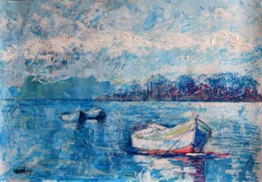 Malarstwo zatytułowany „Fantasy with Flower…” autorstwa Rakhmet Redzhepov, Oryginalna praca, Akryl