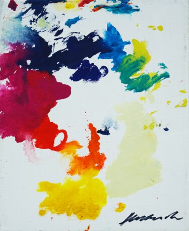 Peinture intitulée "RE 22" par Mark Hellbusch, Œuvre d'art originale, Huile Monté sur Châssis en bois