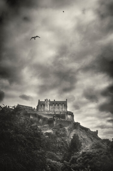 Photographie intitulée "Château d'Édimbourg" par Jean-François Mansencal, Œuvre d'art originale, Photographie numérique