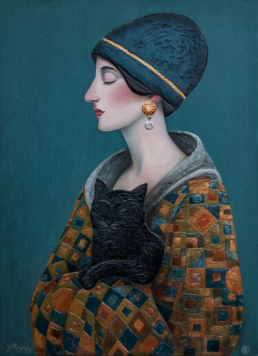 Peinture intitulée "Echoes of Silence –…" par Vitaly Moiseev, Œuvre d'art originale, Acrylique Monté sur Châssis en bois