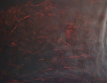 Ζωγραφική με τίτλο "Masse noire de l'un…" από Thierry Deluc, Αυθεντικά έργα τέχνης, Βερνίκι Τοποθετήθηκε στο Ξύλινο φορείο σ…