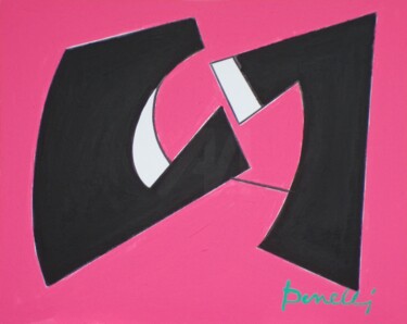 Ζωγραφική με τίτλο "Composition 11" από Gabriele Donelli, Αυθεντικά έργα τέχνης, Ακρυλικό Τοποθετήθηκε στο Άλλος άκαμπτος πί…