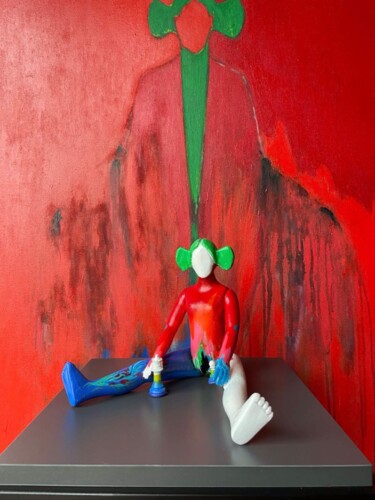 "Post-Alienation" başlıklı Heykel Incognito tarafından, Orijinal sanat, Plastik